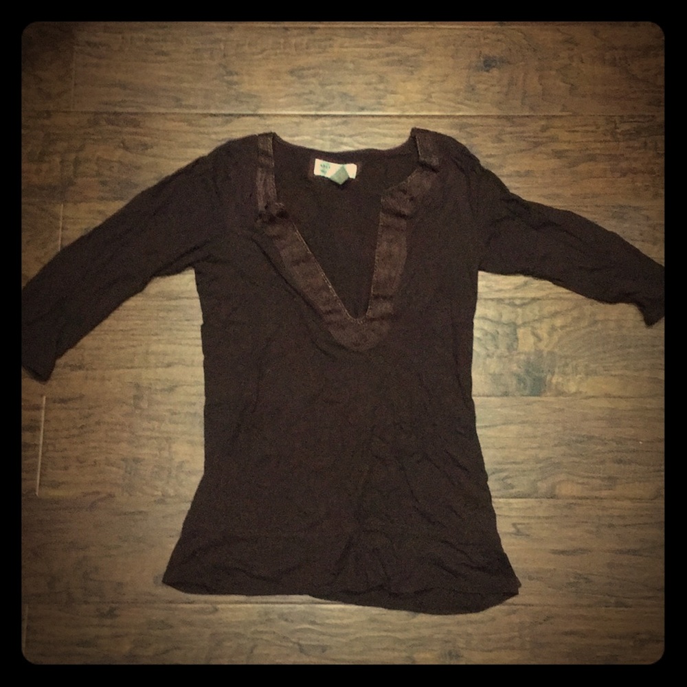 Brown Abercrombie top